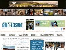 Tablet Screenshot of lasvegasgolfandleisure.com